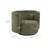 Elora Modern Swivel Accent Armchair With Lumbar Pillow And Metal Base-119691907