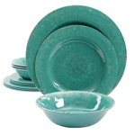 Mauna 12 Piece Melamine Dinnerware Set, Service for 4