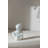 9” Tall White Ceramic Female Bust Statue, Transitional Goddess Sculpture, for Living Room, Entryway, Office, or Centerpiece Display