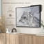 Impression sur toile Snow Leopard In Blizzard-102354475