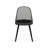 Weather- Outdoor Seating - Lily Chair In Black Polypropylene With Stylish Pattern And Frame, 20.3 In. Package Height Properties Look, 17.73 Depth-1134337889