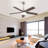 42 Inch Ceiling Fan 5 Blades Noiseless Reversible Dc Motor Remote Control With Led Light-1019241037-1019241035