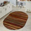 Tapis contemporain à rayures multicolores Baynebridge-772270716