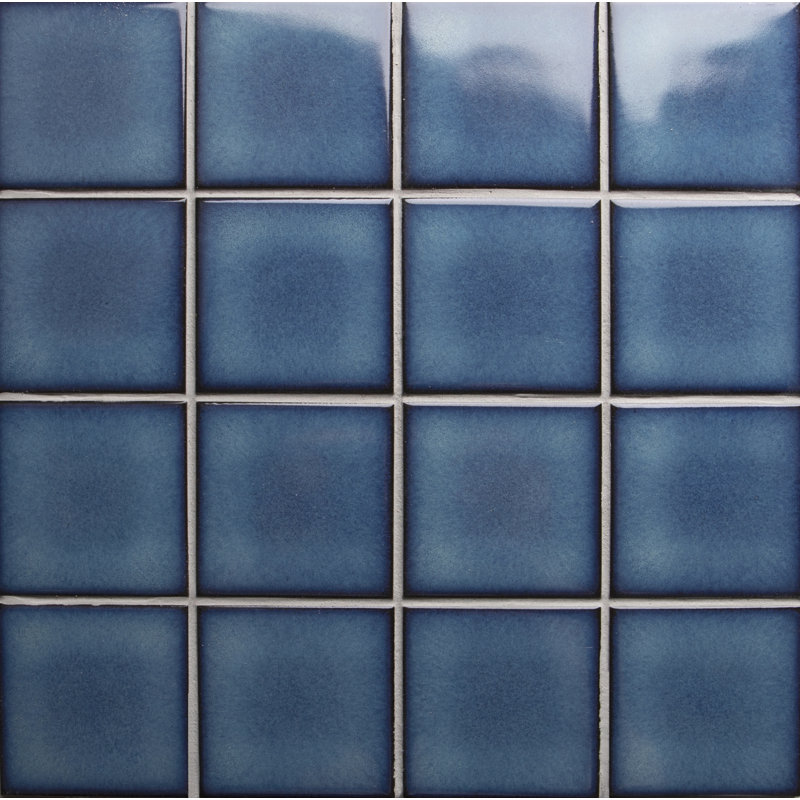 Swimming Pool Series 3" x 3" Porcelain Tile, River Blue