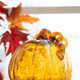 2 Piece Crackle Glass Pumpkin Set