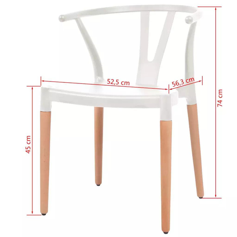 Thurman 45cm H Side Chair, White