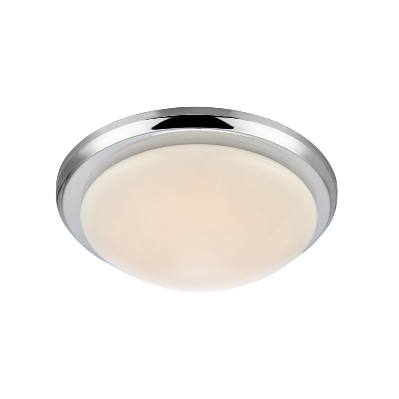 Bethune Acrylic LED Flush Mount, Chrome