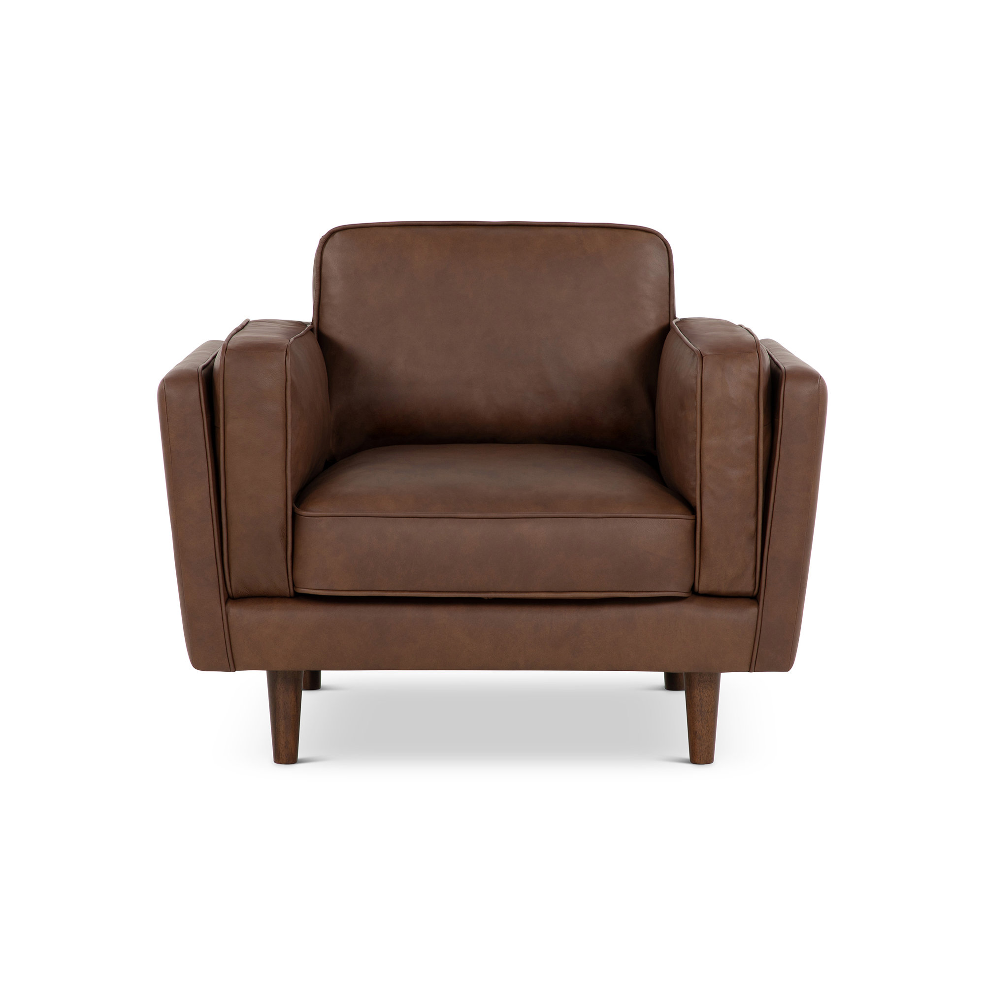 Noria Accent Chair - Dark Brown, Brown