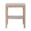 Table d'appoint en bois massif avec rangement Ardentown