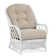 Chaise avec accoudoirs en rotin Everglade