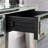 Mirrored Vanity Table Diamond Inlay 2-Drawer