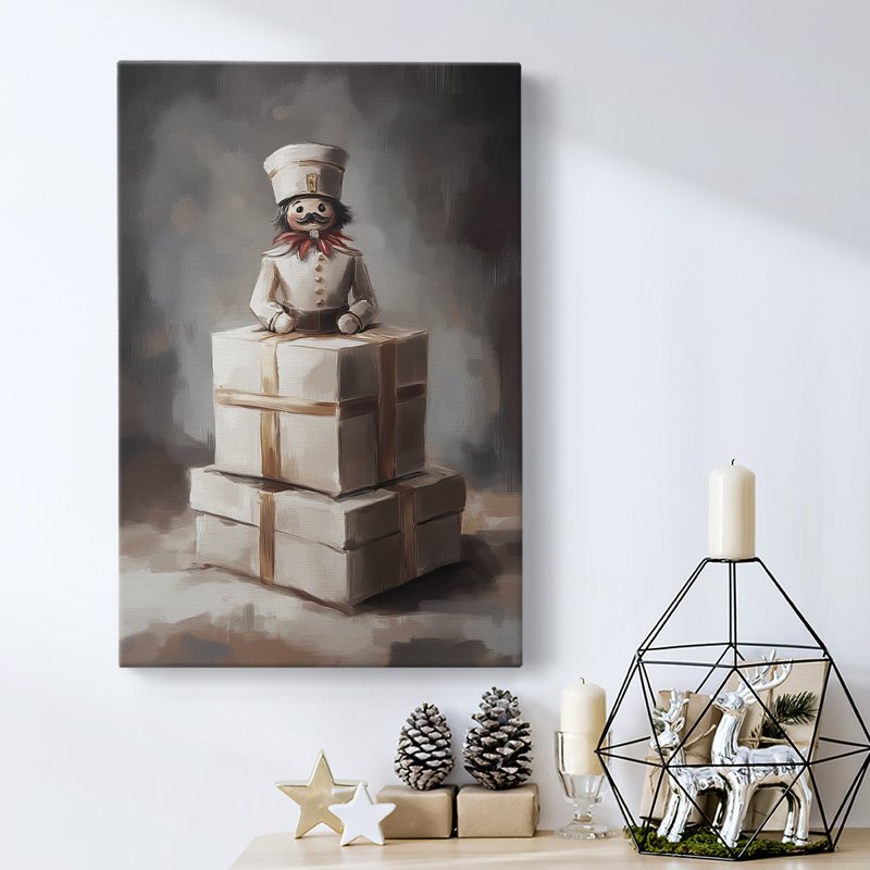Art des Fêtes de Noël - Toile tendue avec châssis - Série 2-CCLxxv, H 60 po x l 40 po