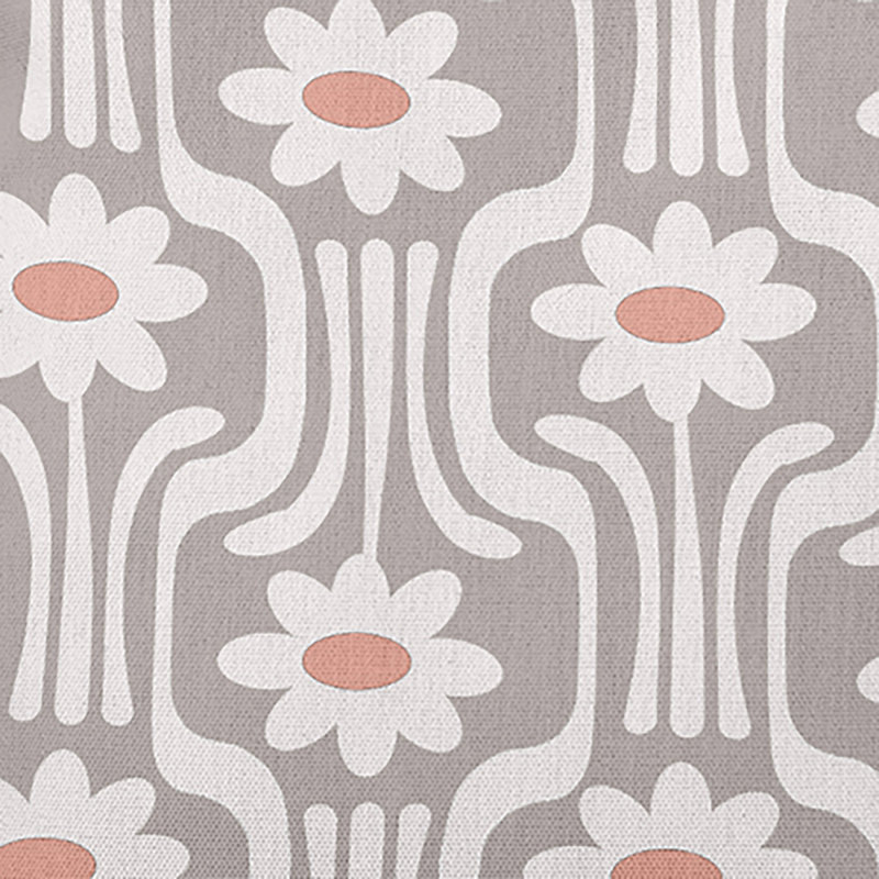 Coussin décoratif floral intérieur / extérieur Flower Power, H 20 po x l 20 po, Grège floral