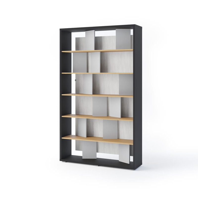 Pratap 210 cm H x 125 cm W Standard Bookcase