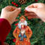 Ornements en bois Santa's Holiday