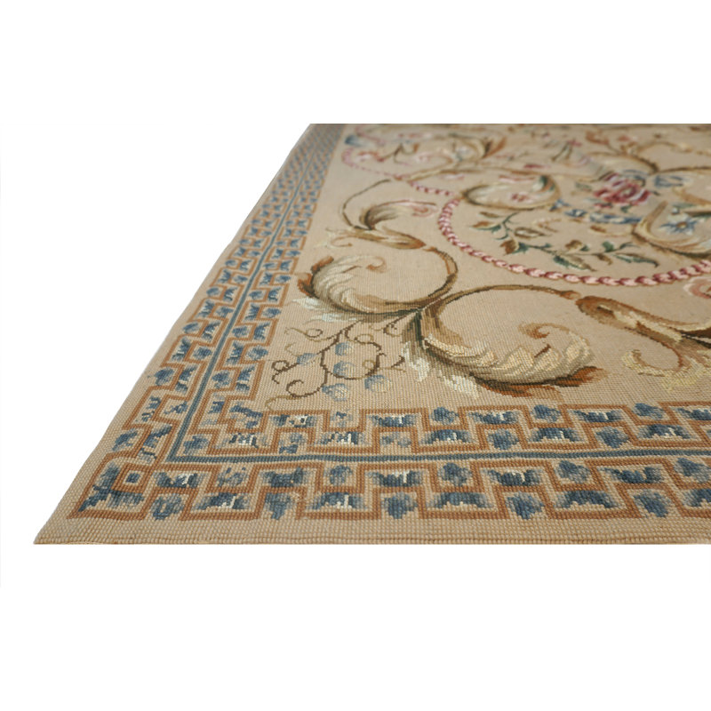 Highland Needleworks Flatweave Wool Area Rug, Rectangle 8' x 10'