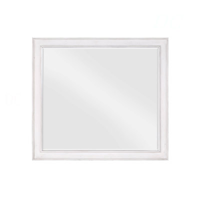 Katia Weathered White Finish Mirror