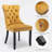 Belmont Button-Tufted Velvet Dining Chair – Premium Fabric & Solid Oak Frame-816771663-816771662-819235530