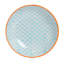 Nicola Spring - Hand-Printed Pasta Bowls - Blue - Set of 6