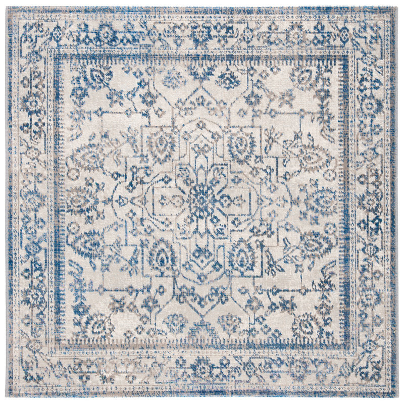 Chewning Performance Oriental Rug, Square 4'