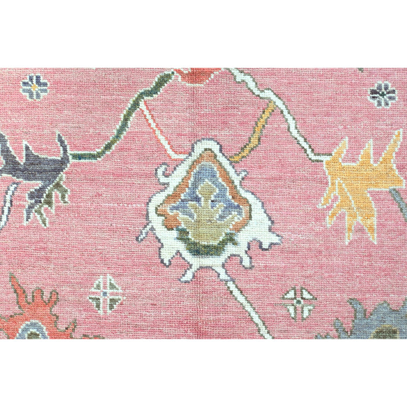 Hand Knotted Wool Area Rug