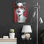 Art mural en métal «Lady In Red» par Andreas Magnusson par George Oliver-19839624