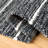 Henneman Hand Woven Cotton/Wool Striped Rug in Black/White-801670579