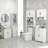 Bathroom Storage Cabinet, Modern Bathroom Cabinet With 2 Doors, Storage Drawer & Adjustable Shelf, White