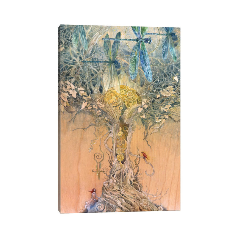 Entangle by Stephanie Law - Wrapped Canvas Painting, 101.6 cm H x 66.04 cm W x 3.175 cm D