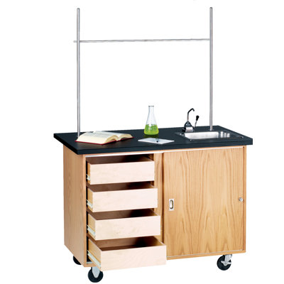 Diversified Woodcrafts 48'' L x 28'' W Rectangle Laminate Instructor's Desk
