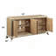 Armoire console en chêne naturel Dodie