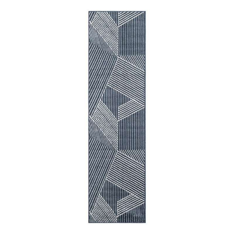 Tapis Latitude Run® Orkla Nikolis bleu, Tapis de couloir 2 pi 7 po x 10 pi