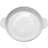 Ceramique Ceramic Round Brie Cheese Baker With Lid, Pure-White