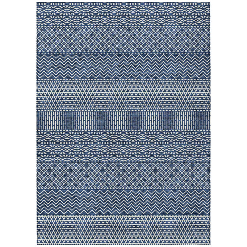 Tapis Tisdell avec envers antidérapant, Rectangulaire 8 pi x 10 pi