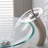 Crystal Glass Circular Vessel Bathroom Sink with Faucet-6985771