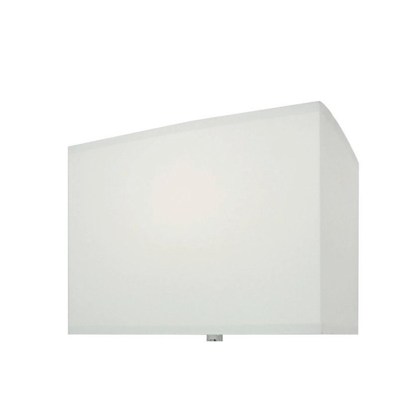 Abat-jour rectangulaire en cristal 1pc, Noir