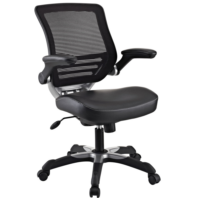 Chaise de bureau Modway Expedition, Noir, Vinyle