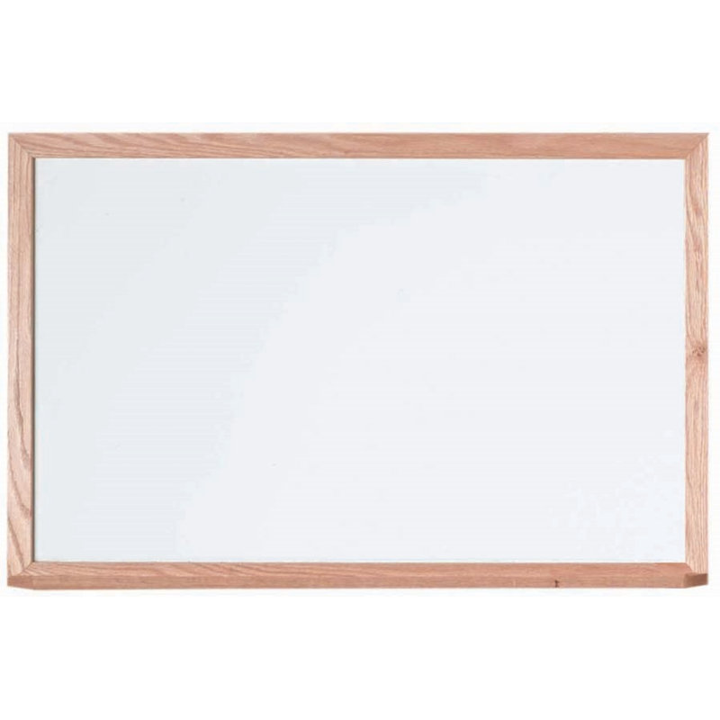 Wall Porcelain Magnetic Whiteboard, 2' H x 3' L
