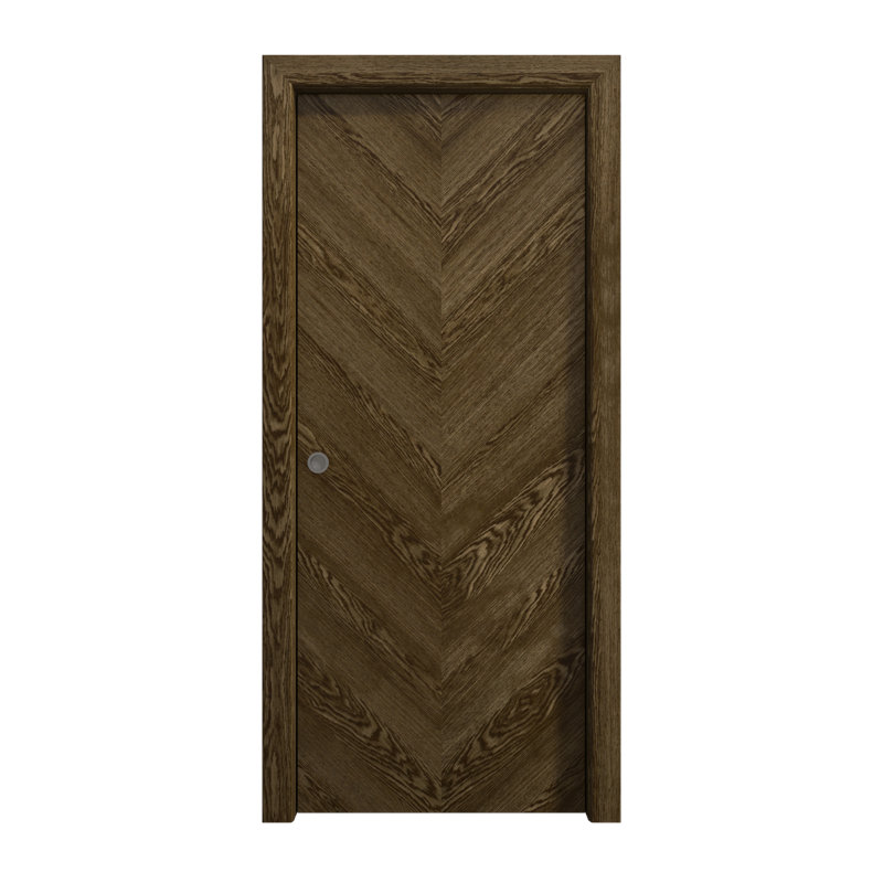 Porte coulissante à poche | Ego 5005 | Ensemble de quincaillerie de rail | Portes intérieures modernes en bois massif pour chambre à coucher