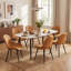 Chaise d'appoint rembourrée en similicuir Chardee-563054728