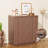 30.9'' W Sideboard Buffet Cabinet With Fluted Doors And Adjustable Shelve-1701987745