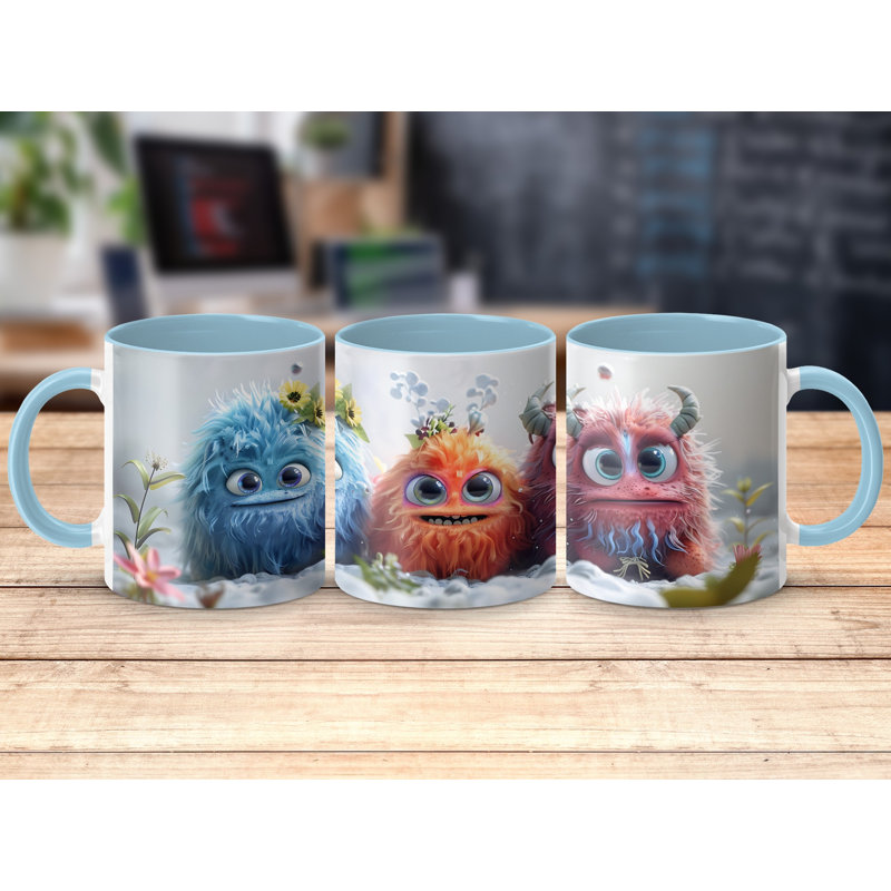 Ceramic Coffee Mug, Light Blue