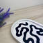 Black Swirls Incense Holders Dish