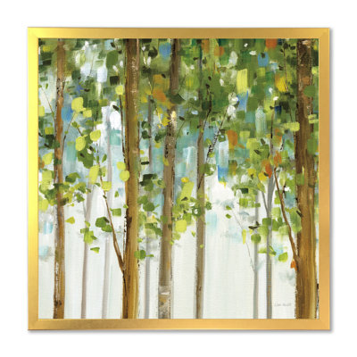 Étude de forêt verte - reproduction de cadre photo