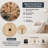 Extra Large Celestial Wood Wall Clock – Mod Constellation Burst-1878940887