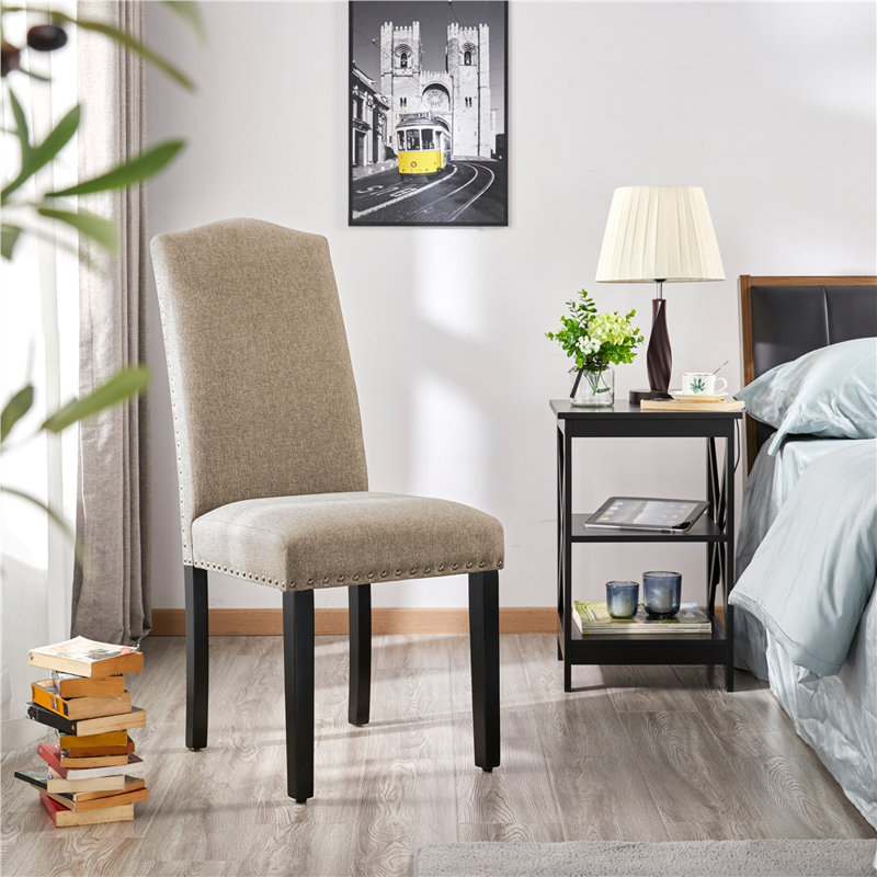 Chaises de cuisine classiques avec pieds en bois massif