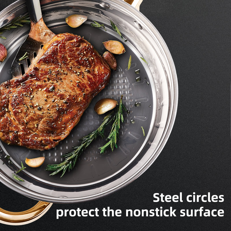 12 - Piece Stainless Steel Cookware Set