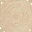 Tapis de couleur unie en jute tissé à la main en fibre naturelle Venessa-25627019