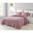 Washed Microfiber Channel Stitch Pom Pom Quilt Set-1292546936-1292546931