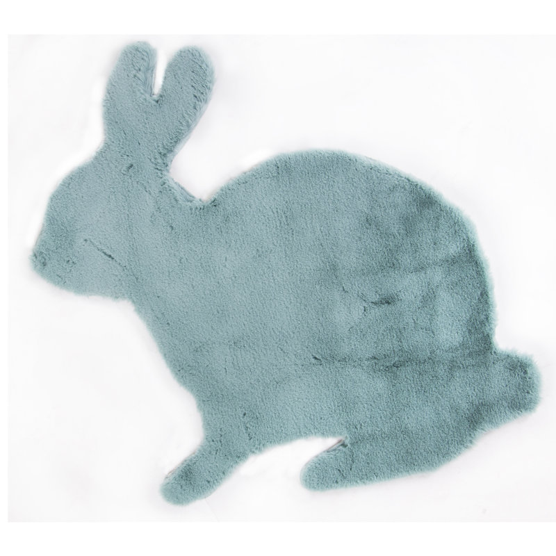 Welton Rabbit Blue Area Rug